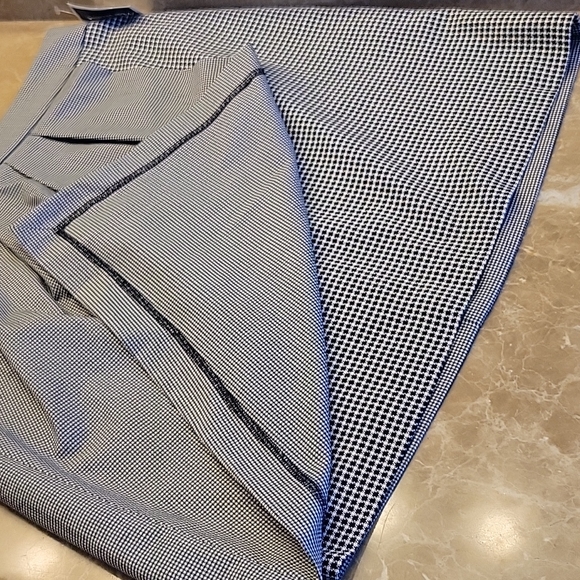 Club Monaco two-tone houndstooth plaid Benellie Skirt, Sz 10 - Picture 7 of 15